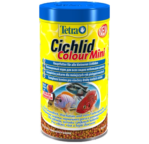 TETRA Cichlid Colour Mini  500 ml (мульти шарики) для цихлид