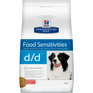 Hill's HPD d/d корм для собак при аллергии (лосось/рис) 12кг 