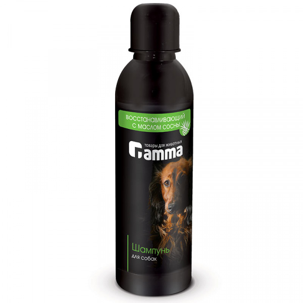 ГАММА Шампунь для собак восстанавливающий 250мл с маслом сосны 