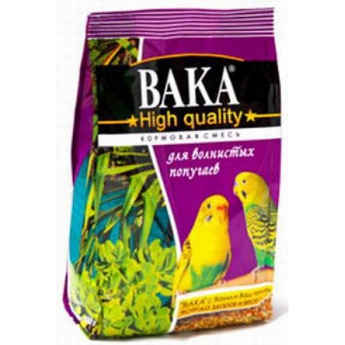 ВАКА High Quality 500г корм для волнистых попугаев(пакет) 
