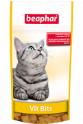 Беафар Подушечки Vit Bits с мультивитаминной пастой для кошек 35 г купить в Новосибирске на сайте зоомагазина Два друга