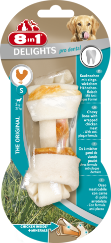 8 in 1 Dental Delights Bone S11 см (1шт) жевательные косточки курица 102625