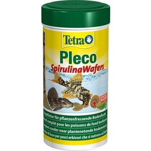 TETRA Pleco Spirulina Wafers 250мл корм для донных растительноядных рыб