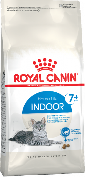 Royal Canin INDOOR 7+ Корм для пожилых кошек, живущих в помещении, 3.5 кг