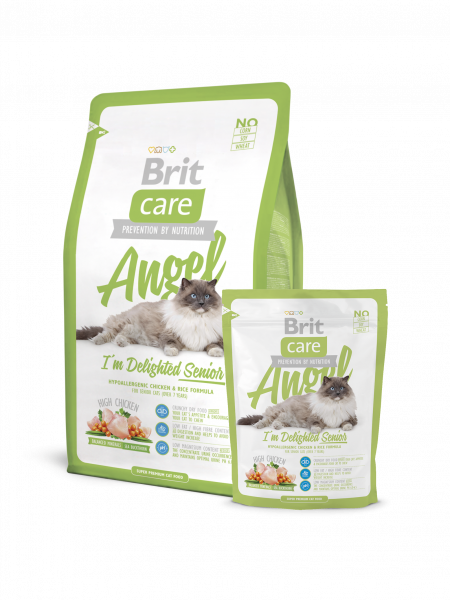 BRIT Care Cat Angel Delighted Senior для пожилых кошек 7 кг