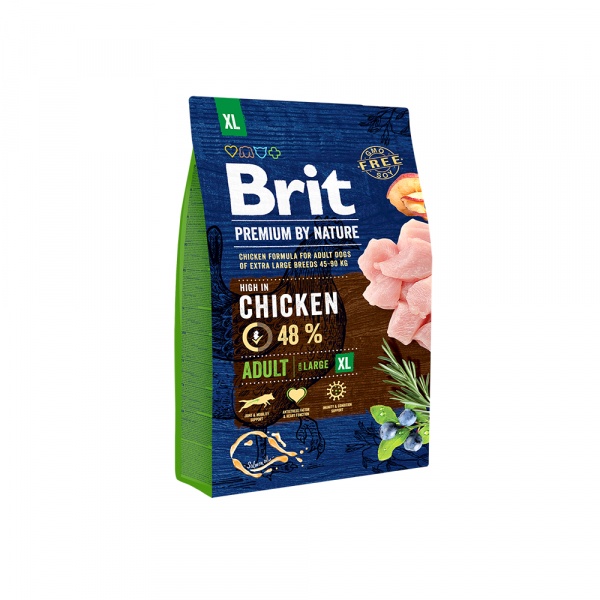 BRIT PREMIUM by Nature для собак гиганских пород 3кг