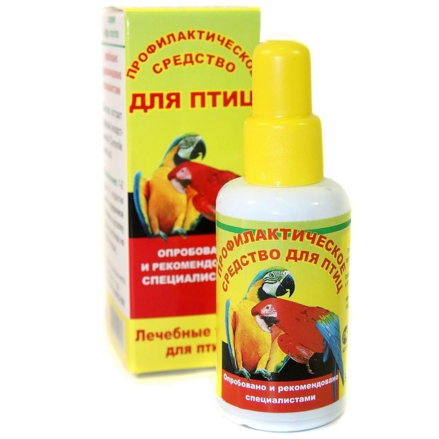 ВАКА средство против паразитов для птиц 50мл  за попугаями и декоративной птицей купить в Новосибирске
