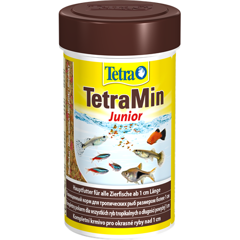 TETRA Min Junior 100мл мелкие хлопья корм для молоди и мелких рыб