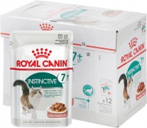  Royal Canin INSTINCTIVE +7 (В СОУСЕ) ВЛАЖНЫЙ КОРМ ДЛЯ КОШЕК СТАРШЕ 7 ЛЕТ 85г упаковка 12шт для кошек и котят купить в Новосибирске на сайте зоомагазина Два друга