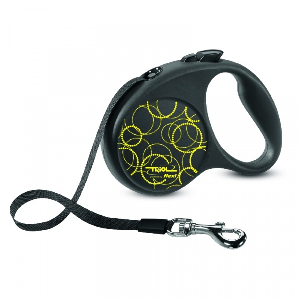 Поводок-рулетка Flexi Fun Neon M 5м до 25кг, лента