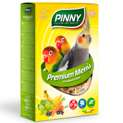PINNY Premium Menu. Мягкий витаминный корм для средних попугаев 0,8кг с фруктами, попугаев купить в Новосибирске в ЗООмагазине Два друга