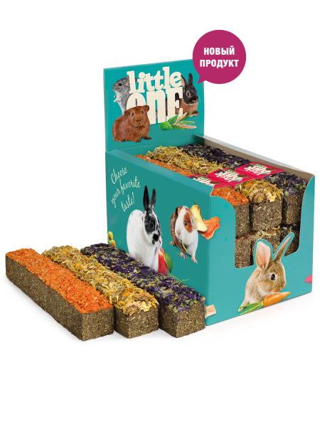 LITTLE ONE Палочка из луговых трав с топпингом в ассортименте 85г