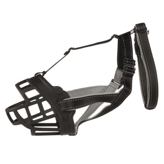 Намордник силикон Muzzle Flex, S, черный TRIXIE