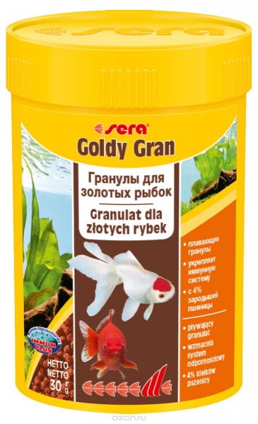 SERA Голди Гран 100 мл гранулы для золотых рыб