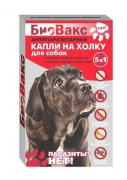 БиоВакс био-капли для собак от блох, 3пипетки