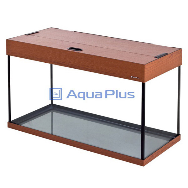 Аквариум Aqua Plus STD LED П120прямой (800х350х490-6) Итальянский орех 115 л+ R/Fit sunny1х16W