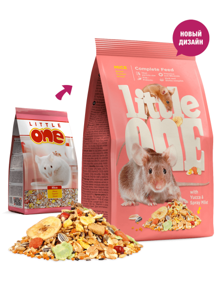 Little One  сухой корм для мышей 400гр