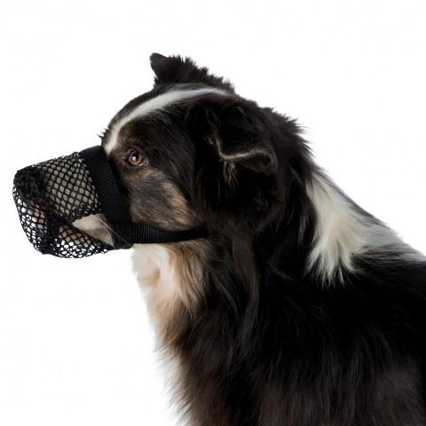 Намордник сетка TRIXIE M-L 22-46cм, D27cм Защита от отравленных приманок