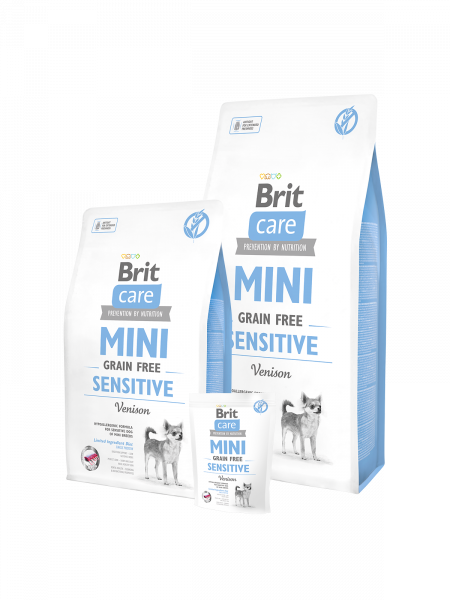BRIT Care MINI для собак мини пород 7 кг беззерновой с чувствительным пищеварением
