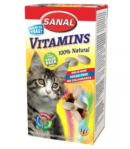 SANAL Vitamins 400 g витаминное лакомство для кошек
