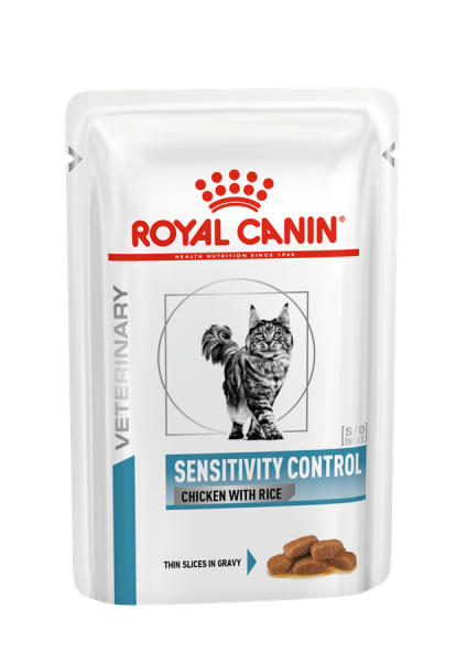 Royal Canin SENSITIVITY CONTROL (В СОУСЕ) ВЛАЖНЫЙ КОРМ ДЛЯ КОШЕК ПРИ ПИЩЕВОЙ АЛЛЕРГИИ 85г, 28шт