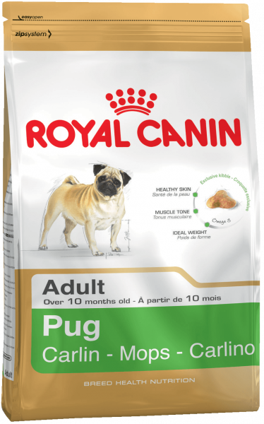 Royal Canin Pug Adult КОРМ ДЛЯ СОБАК ПОРОДЫ МОПС ОТ 10 МЕСЯЦЕВ 500г