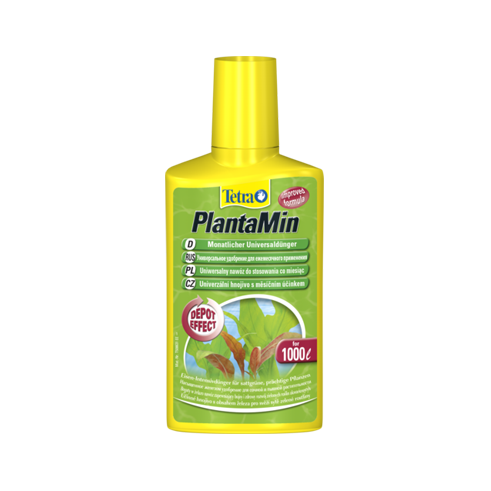 TETRA PlantaMin 500мл микроэлементы обеспечивают рост сочных и здоровых растений