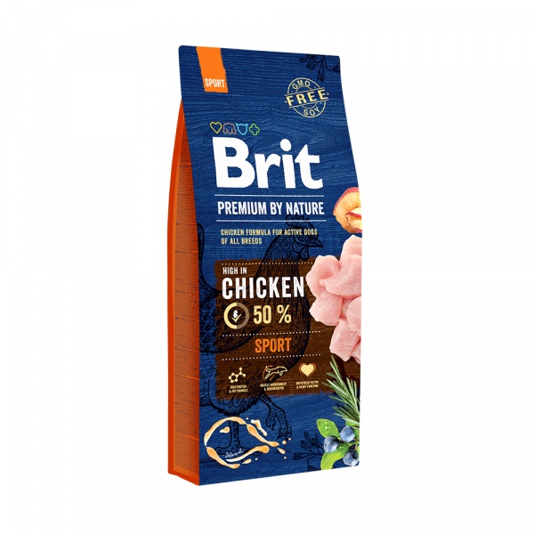 BRIT PREMIUM by Nature для собак всех пород с высокими затратами энергии 15кг