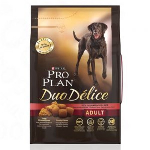 Сухой корм Pro Plan DUO DÉLICE для взрослых собак с лососем и рисом, Пакет, 10 кг