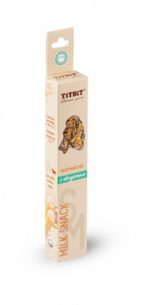 Титбит Снек молочный milk snack с йогуртом (для мелких собак)