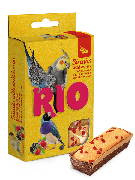 Рио Бисквиты для всех видов птиц с лесными ягодами 5х7г