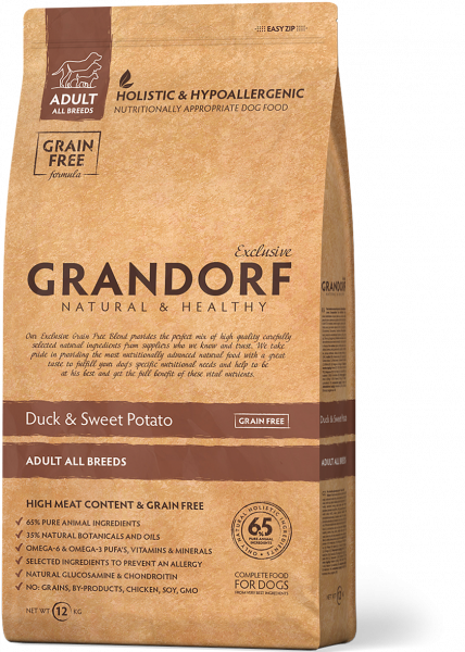 GRANDORF 20 Duck&Potato 1 кг (утка с картофелем для всех пород) Беззерновой