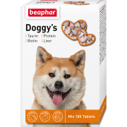 Беафар Кормовая добавка Doggy’s MIX для собак (+ Taurin-Biotin + Protein + Liver) 180 таблеток