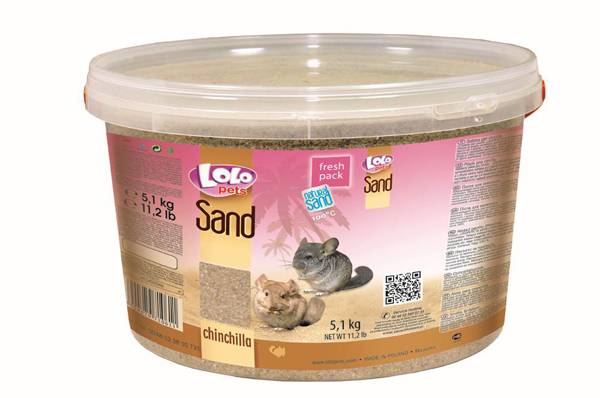 LoLo Pets песок для шиншилл ведро 5,1 кг (3л)
