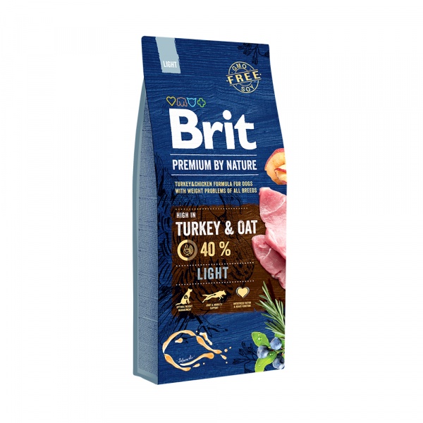 BRIT PREMIUM by Nature для собак с избыточным весом 15кг
