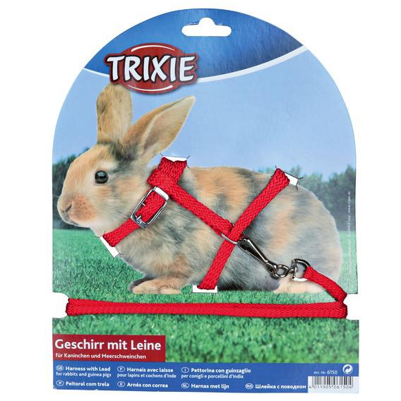 TRIXIE Шлейка для кроликов 8мм*1.2м  для грызунов