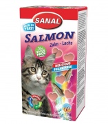 SANAL Salmon 400 g витаминное лакомство для кошек с лососем купить в Новосибирске на сайте зоомагазина Два друга