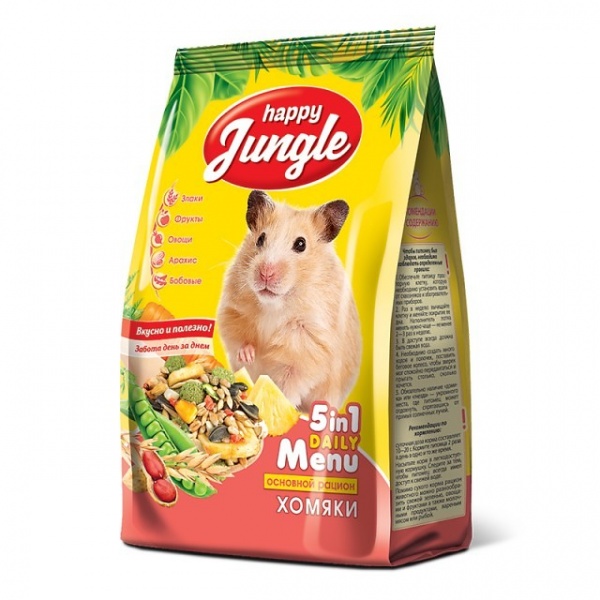 Happy Jungle корм для хомяков 400г
