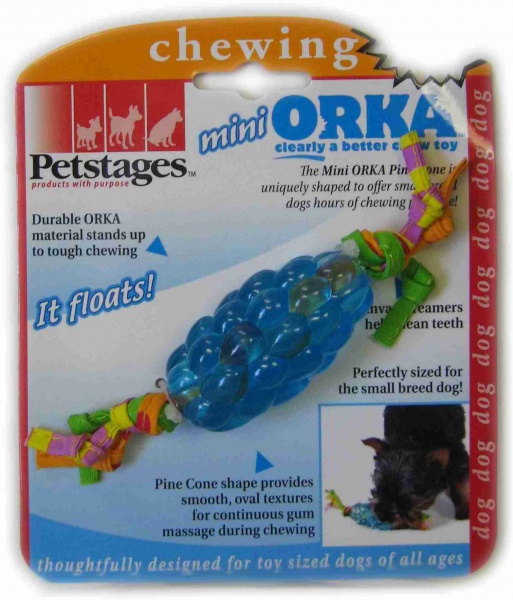Petstages игрушка для собак Mini "ОРКА шишка" 11 см