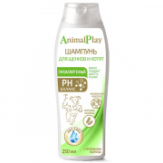 Animal Play Шампунь гипоаллергенный для щенков и котят 250мл для собак