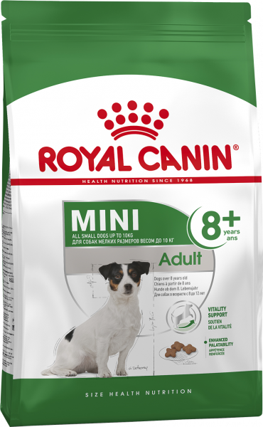 Royal Canin MINI ADULT 8+ КОРМ ДЛЯ СОБАК С 8 ЛЕТ ДО 12 ЛЕТ 2 кг