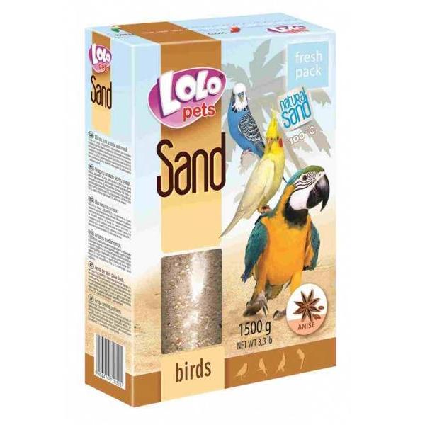 LoLo Pets Песок для птиц 1,5кг анисовый купить в Новосибирске