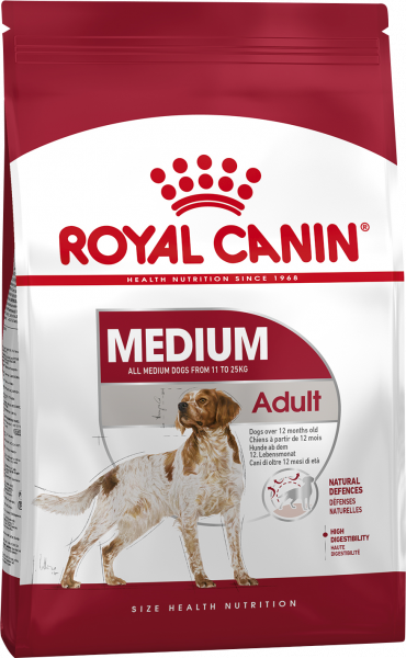 Royal Canin  MEDIUM ADULT КОРМ ДЛЯ СОБАК С 12 МЕСЯЦЕВ ДО 7 ЛЕТ 15кг
