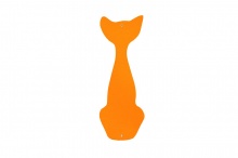 Когтеточка подвесная "Леопольд" ковролин средняя 21,5*60 см для кошек