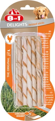 8 in 1 Delights Twisted Sticks палочки для собак (10шт) 122470