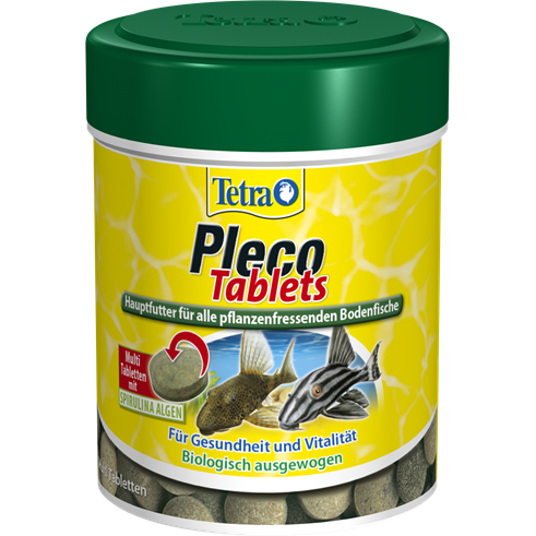 TETRA Pleco Tablets 120 таб корм травоядных донных рыб