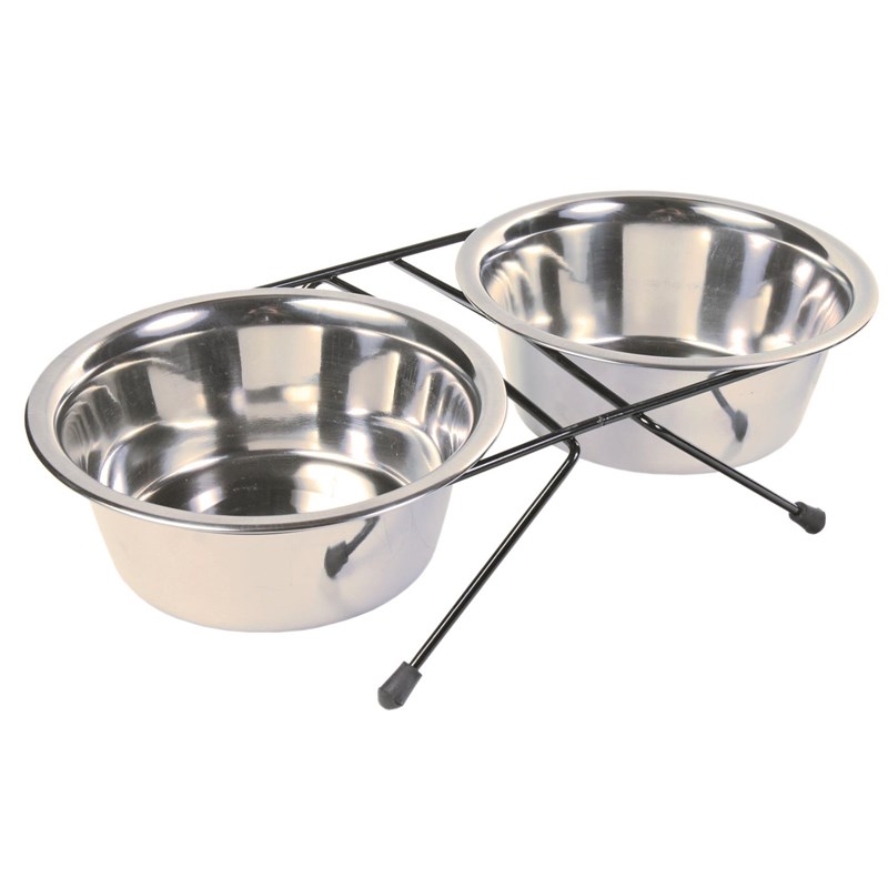 Подставка (жук) имп. + миски (1,75л) 2шт (арт. ММ-024)