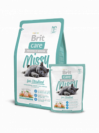 BRIT Care Cat Missy for Sterilised для кастрированных котов 7 кг