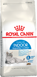 Royal Canin INDOOR APPETITE CONTROL Корм для кошек, склонных к перееданию, 0.4 кг
