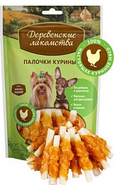 Деревенские лакомства для мини-пород Палочки куриные 55г